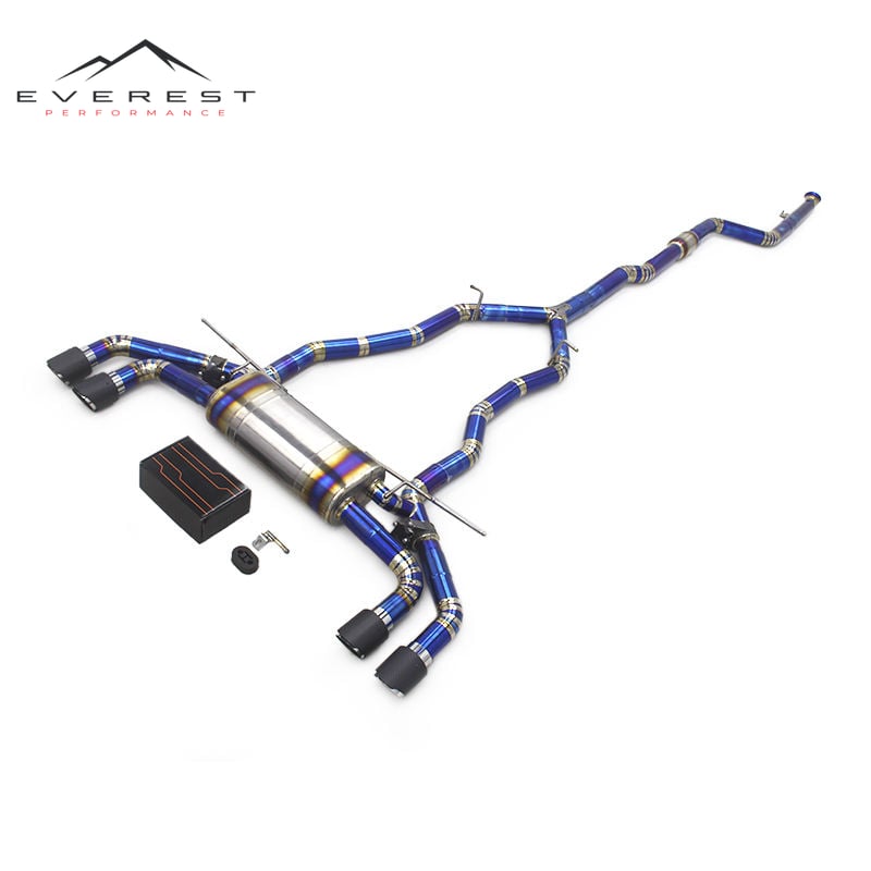 Valvetronic Exhaust System for BMW 530/530E 2.0T 2016-2024 Muffler Resonator Catback Titanium Pipes