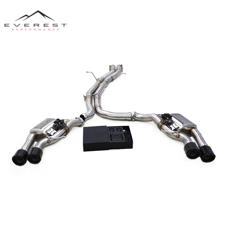 Custom Catback Muffler for Porsche Macan 3.0T 2014-2023 Engine Sport Car SUS304 Pipe Valvetronic Exhaust System with Control
