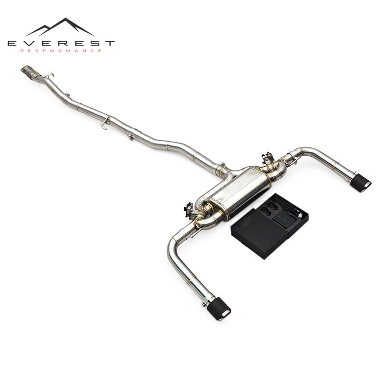 Direct-fit Catback Exhaust for Mercedes-Benz CLA35 AMG W118 2.0T 2020-2025 Active Sound Exhaust System with Carbon Tips