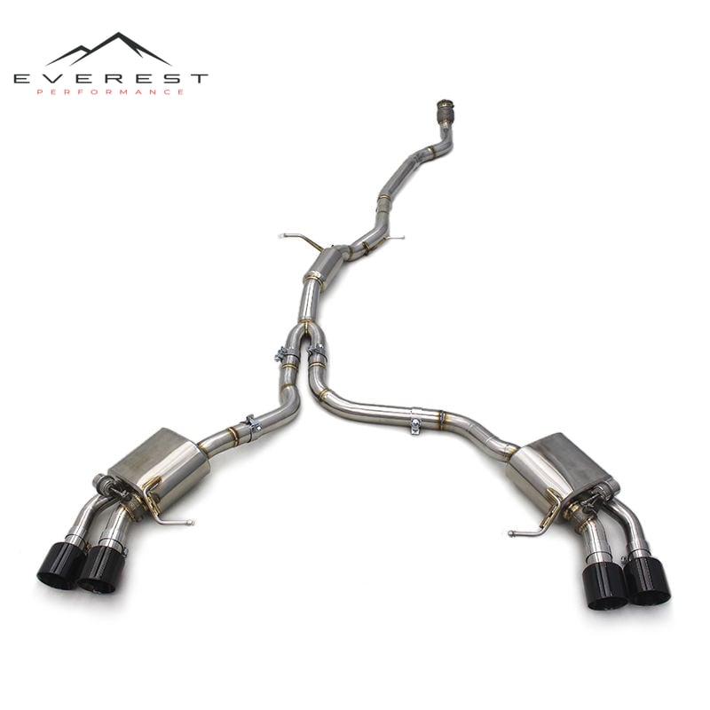 Escape Catback Exhaust for Porsche Macan 2.0T 2014-2017 Stainless Steel Pipe Muffler Vacuum Valve Exhaust System