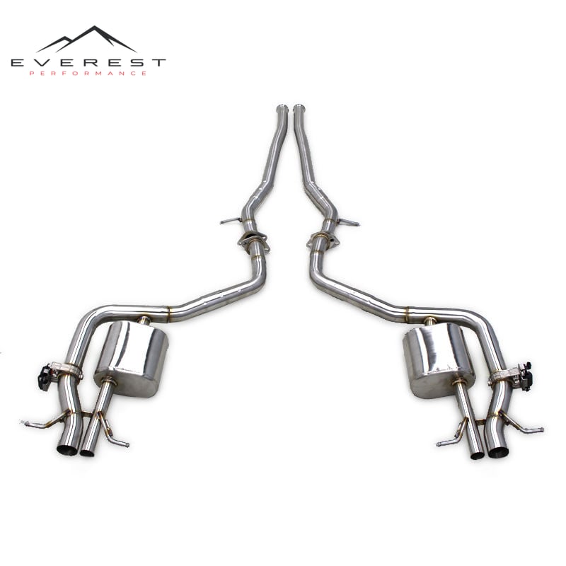 Catback Exhaust for Mercedes-Benz S500 S550 W222 2014-2020 Four-door Sedan SS304 Pipes Muffler Valvetronic Exhaust System