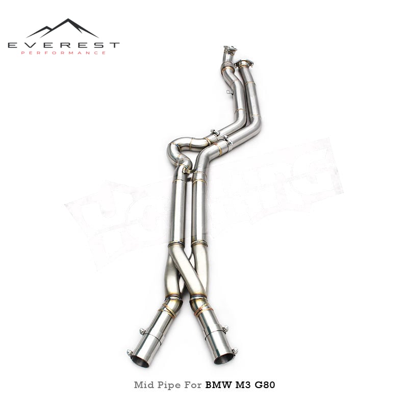 Direct-fit New Style Catback for BMW M2/M3/M4 G80/G82/G87/G8X S58 3.0T 2021-2026 2.75inch Equal Length Exhaust Pipe With Z Pipe