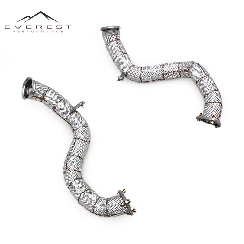 Downpipe for Aston Martin Vantage V8 4.0T 2018+ Stainless Steel Exhaust Free Flow Pipe Muffler Exhaust System