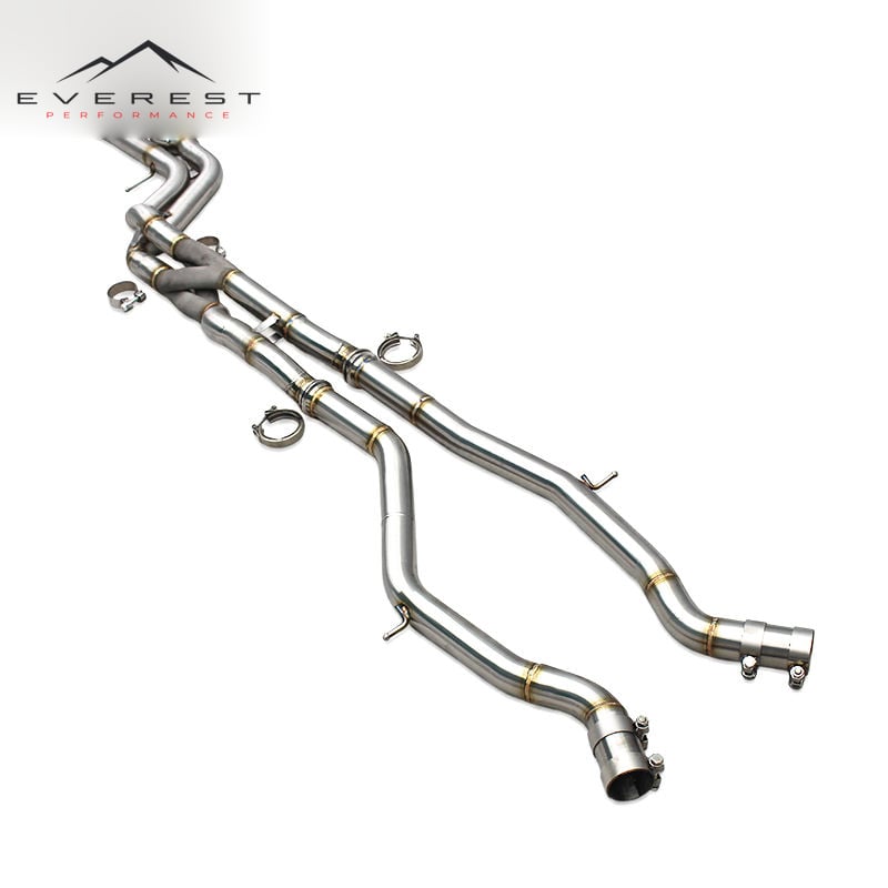 Z Mid Pipe Exhaust Pipes for BMW M3/M4 F80/F82/F83 3.0T 2015-2017 Stainless Steel Twisted Cross Z System