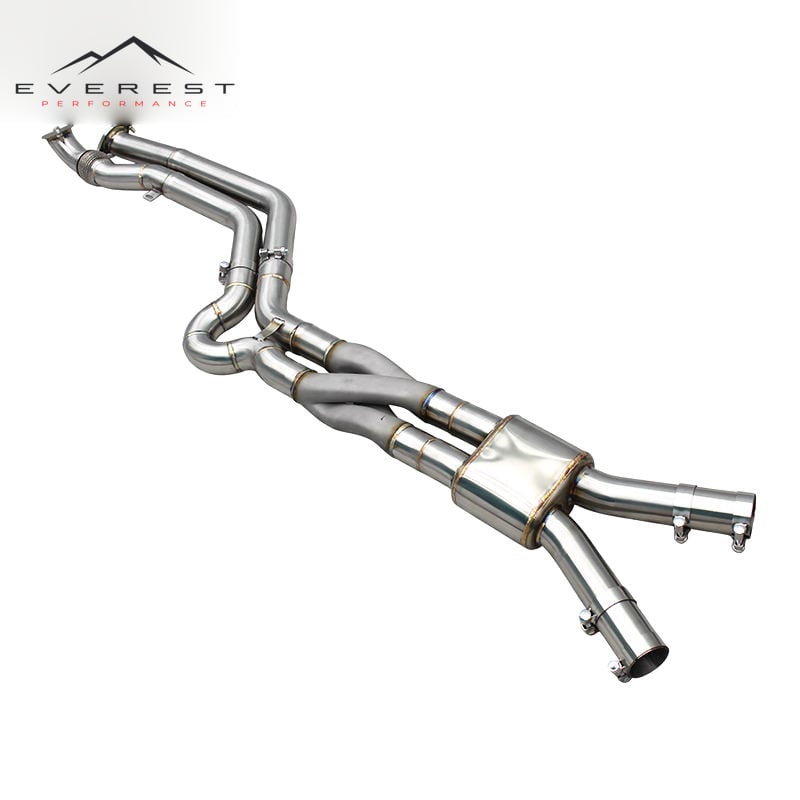 Stainless Steel Exhaust Pipes for BMW M2/M3/M4 G80/G82/G87/G8X 3.0T 2021-2024 Z Mid Pipes With Resonator