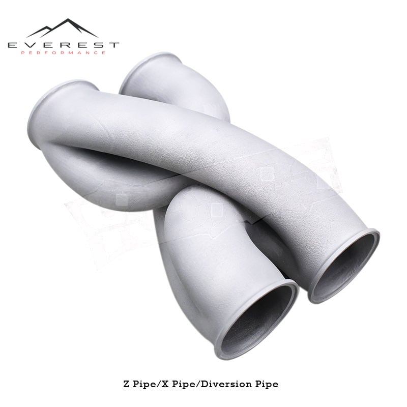 Universal Car 3D Printed Z/X Pipe for All Car Models Z/X Pipe 2.5 /2.75 /3 Inch Exhaust Pipe Enhanced Sound
