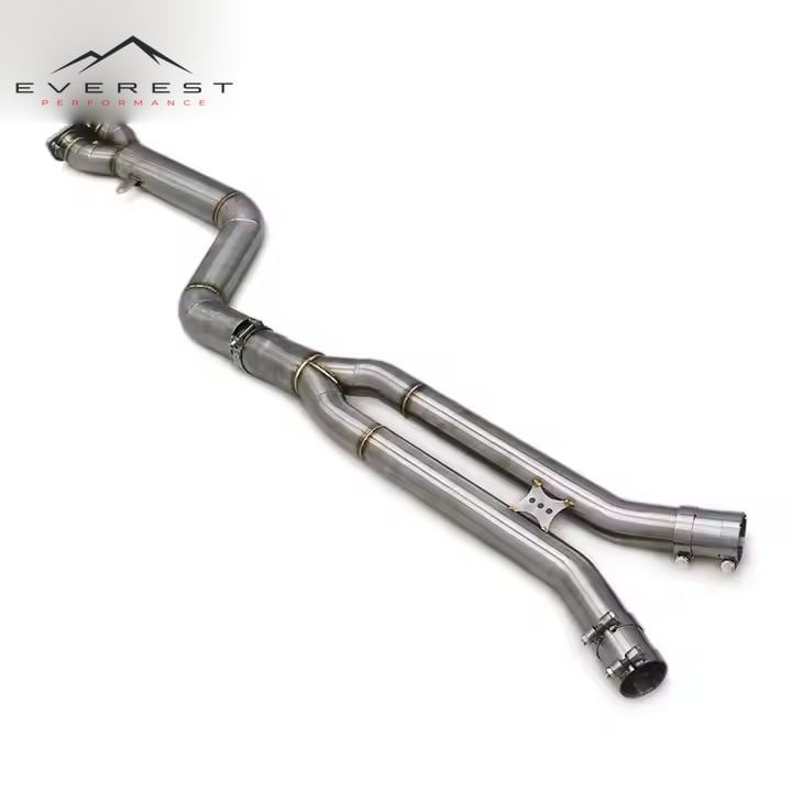 Exhaust Pipes System Mid Pipe for BMW X3M/X4M F97/F98 3.0T 2019-2023 Stainless Steel Middle Pipes Muffler