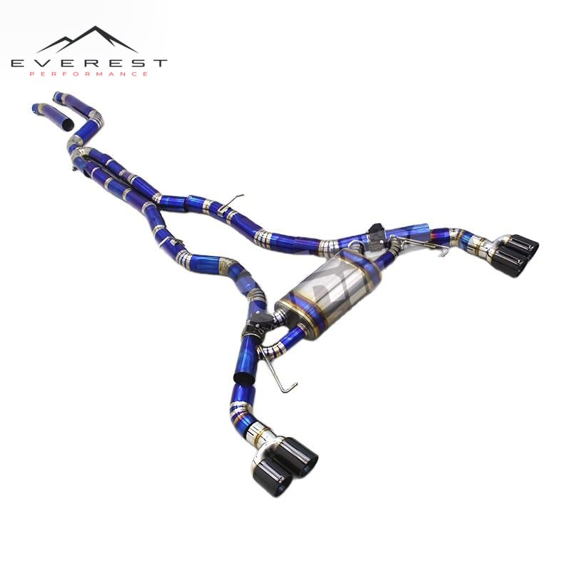 Performance Catback Muffler for BMW X3/X4 3.0T (2014-2023) Titanium Exhaust Pipe