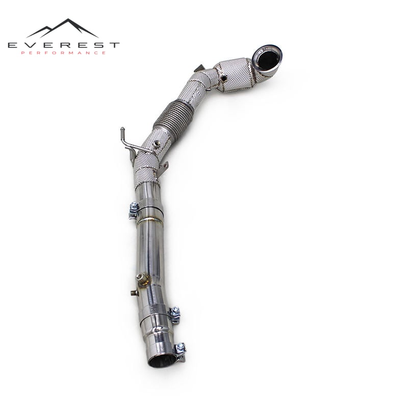 Exhaust Downpipe for VW GOLF VIII/8/8R/R 2019-2022 Stainless Steel Exhaust Pipes Escape Racing Car Exhaust System