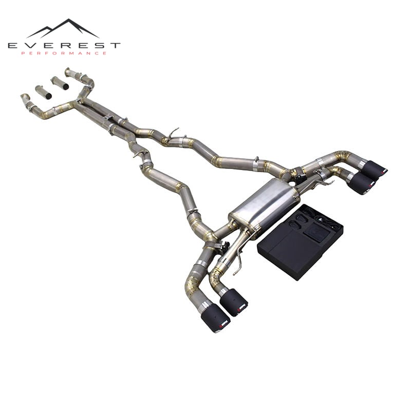 Valvetronic Exhaust for BMW M5 F90 4.4T 2018-2023 Titanium Catback Muffler With Remote Controller
