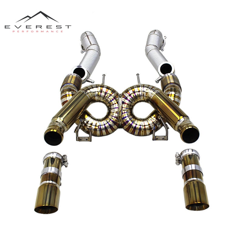 Race Catback Downpipe for Mclaren 720s 4.0 2017-2019 Titanium Sport Catback Muffler High Performance Race Full Exhaust Downpipe