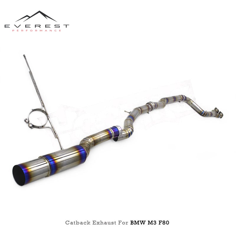 Performance Titanium Catback for BMW M3/M4 F80 F82 F83 S55 3.0T 2015-2019 Exhaust Pipe Muffler Catback Escape System