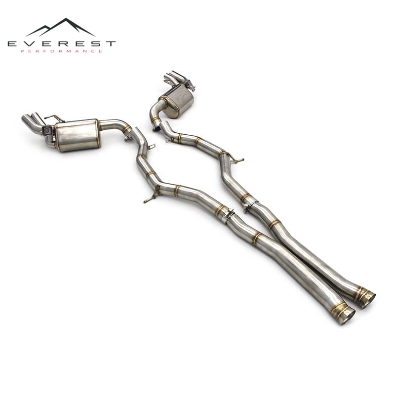 Valves Stainless Steel Muffler Exhaust System for Mercedes-Benz S63 AMG S550 COUPE 2012-2019 Catback Exhaust