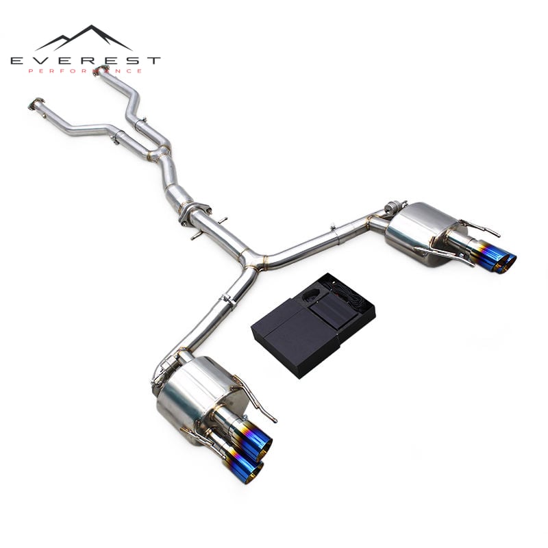 Stainless Steel Exhaust Pipes for Lexus ISF/IS F 5.0L 2007-2014 Catback Muffler Vacuum Valve Auto Part