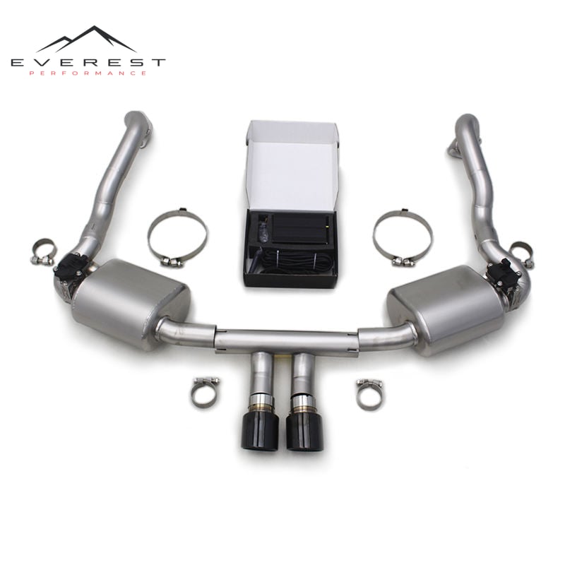 Exhaust System for Porsche 981 Boxster/Cayman 2.7/3.4 2012-2015 Stainless Steel Pipes with Mufflers Catback Exhaust