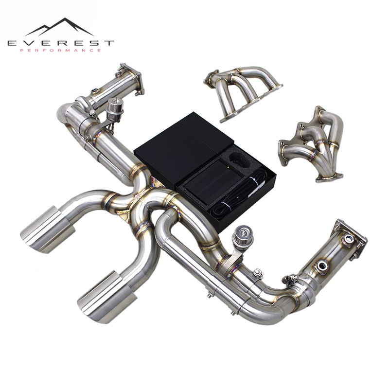 Catback Muffler Valve Exhaust Pipes for Porsche 911 991/991.2 Carrera 3.0T 2016-2018 Stainless Steel Manifold