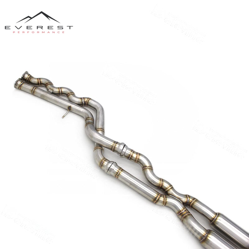 SS304 Exhaust Pipe System for BMW M2c M2 Competition S55 3.0T 2018-2023 Electronic Valves Catback Exhaust Four Outlet Nozzle