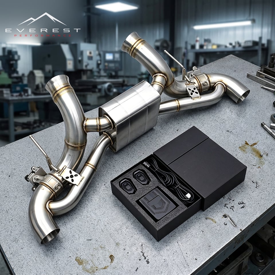 High Performance Stainless Steel Exhaust Pipe for Mclaren GT 4.0T 2019-2023 Valved Catback Exhaust Racing Car Exhaust System