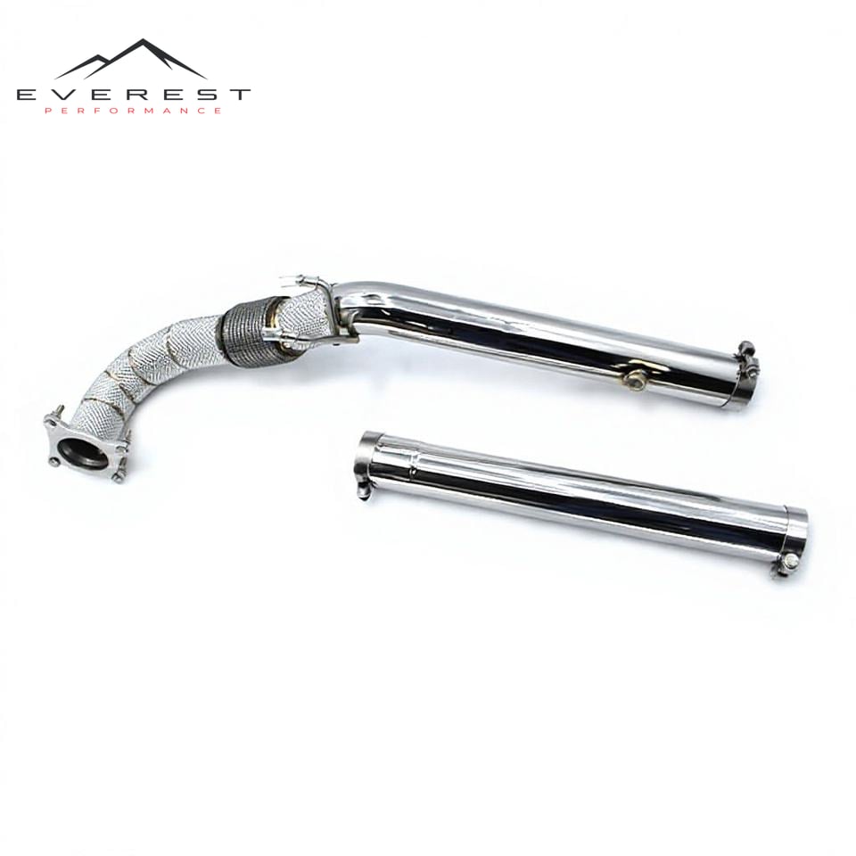 SS304 Exhaust Downpipe for VW GOLF GTI MK6 2.0T 2009-2013 High-performance With Heat Shield Free Flow Pipe