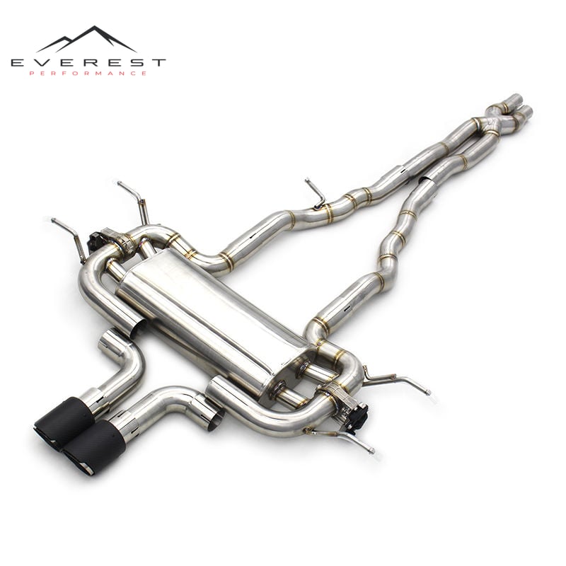 Car Exhaust Catback Muffler for Jaguar F-TYPE 3.0T 2017-2021 Stainless Steel Exhaust Pipes Valvetronic Exhaust Muffler Catback