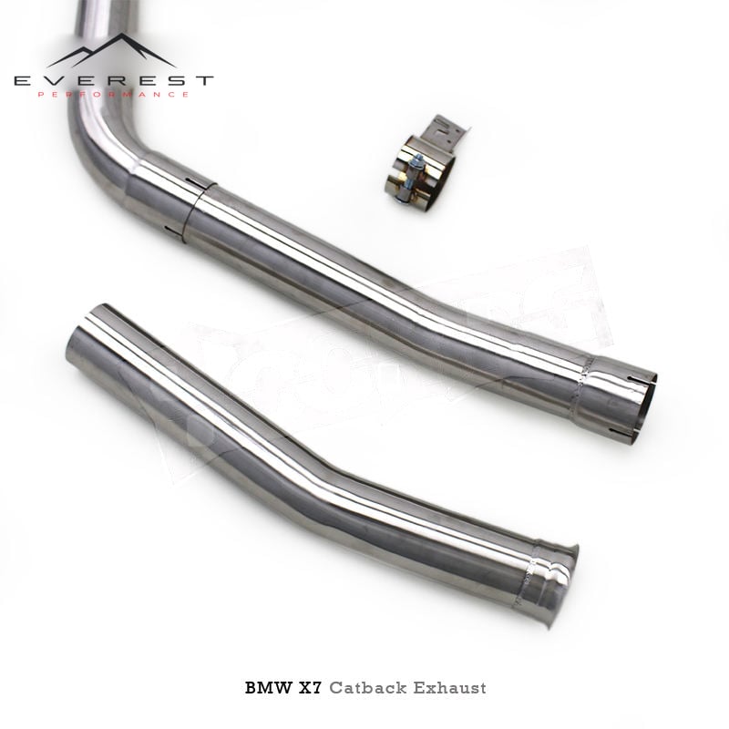 SS304L Exhaust Pipe System for BMW X7 B58 3.0T G07 2019-2022 304 High Performance Electronic Valve Catback Exhaust