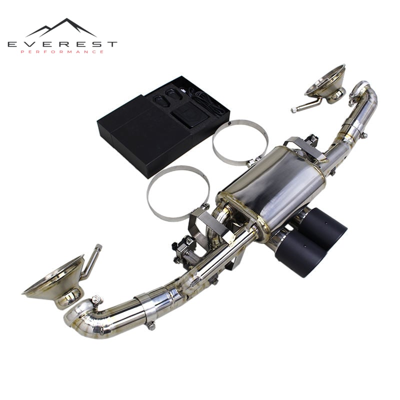 Valvetronic Exhaust System for Porsche 911 992 GT3 4.0 2017-2024 Titanium Pipe Catback Muffler With OPF