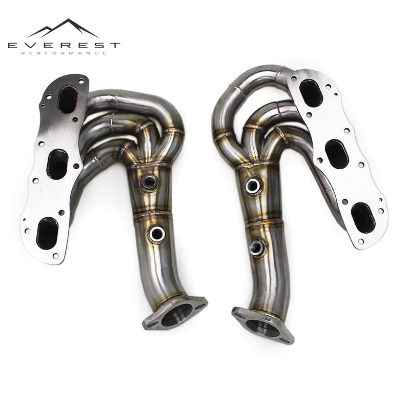 Exhaust Header Manifold for Porsche 981 Cayman/Boxster 2.7/3.4 2012-2015 Stainless Steel Pipe Free Flow Pipe Exhaust System
