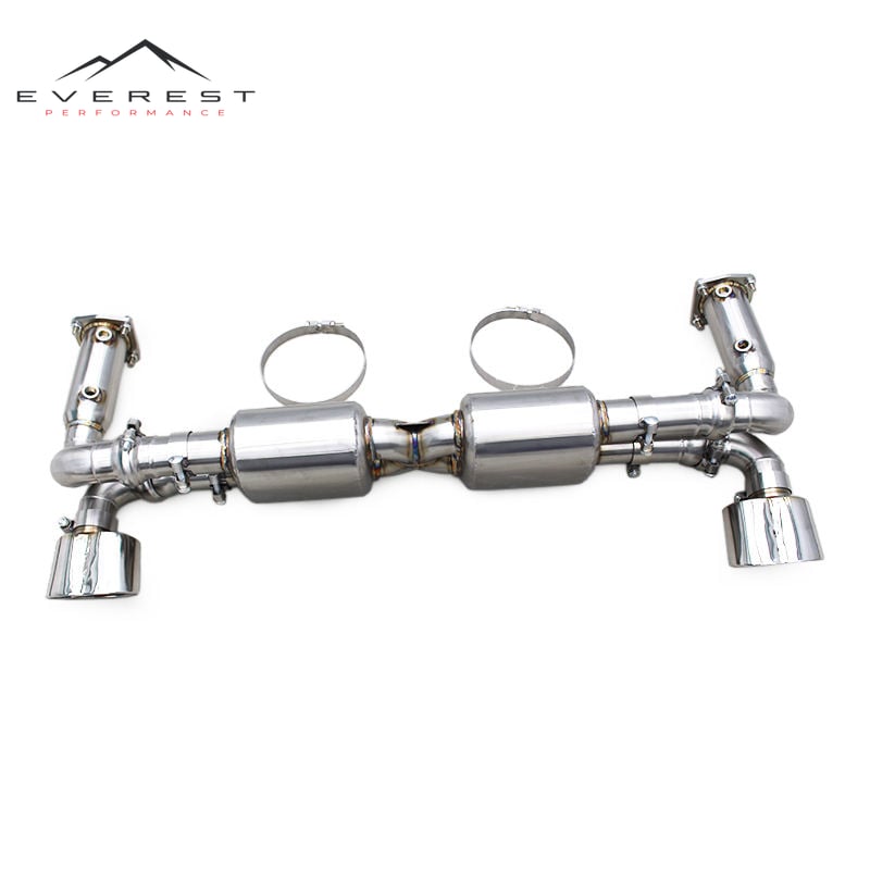 Auto Turbo Performance Catback Exhaust for Porsche 911 996 TURBO 3.6T 1997-2005 Racing Superfast Vacuum Valve Car Exhaust Pipes
