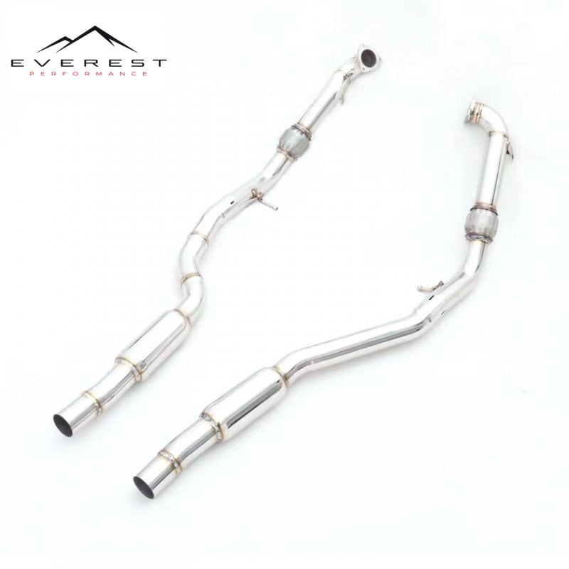 Audi S4 B9 Downpipe — photo 1