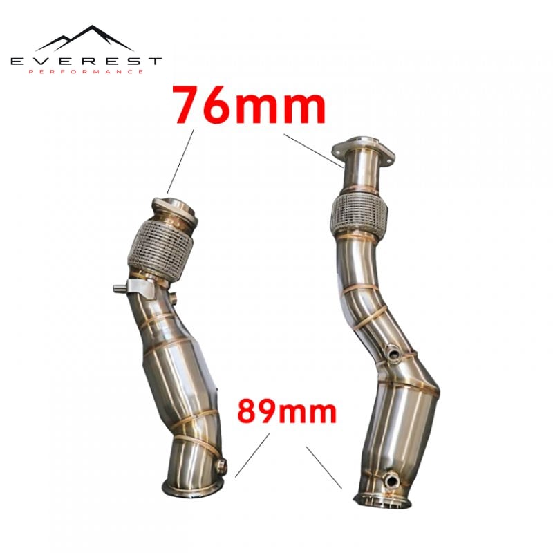 BMW X3M X4M F91 F98 3.0L 2020 Downpipe — photo 1