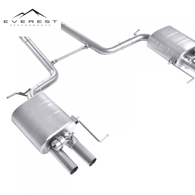 BMW 5 SERIES F10 304 Stainless Steel Polished Exhaust System — photo 1