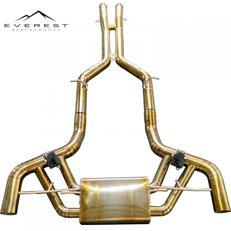 Mercedes-Benz Titanium AMG GT GTS C190 Exhaust System — photo 1