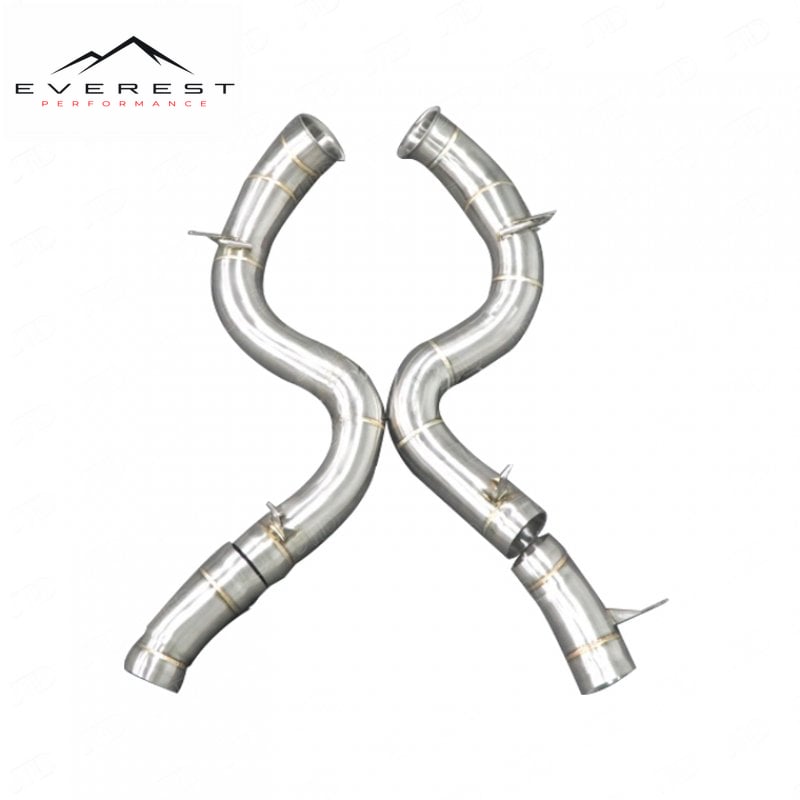 Mercedes-Benz S63 Sedan AMG M177 W222 4.0T 2018-2020 Downpipe — photo 1
