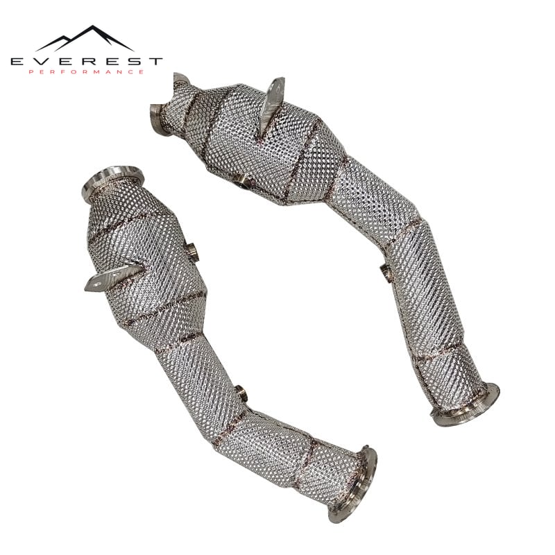 Mercedes-Benz W205 C43 Catless Downpipe (Style 2) — photo 1