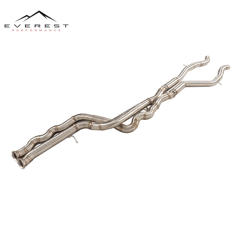 BMW F8X M2C M3 M4 S55 3.0T Equal Length Mid Pipes — photo 1