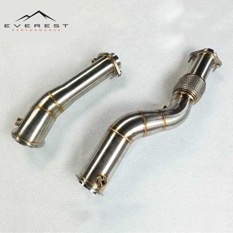 BMW S58 G80 G82 G83 G87 Catless Downpipe — photo 1