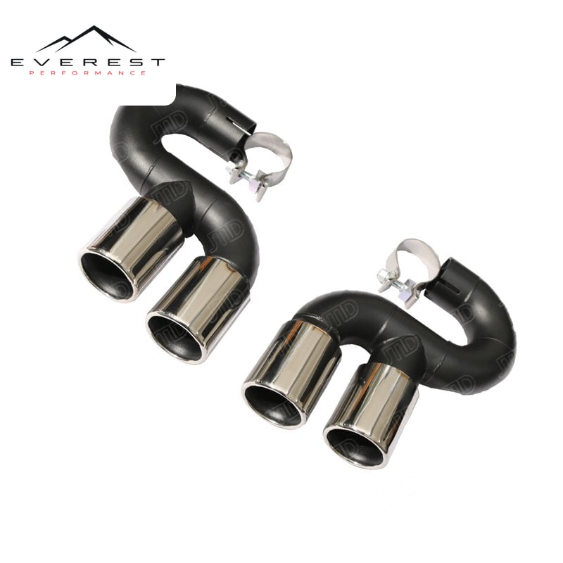 BMW E70 Later X5M Split Round Exhaust Tips — photo 1