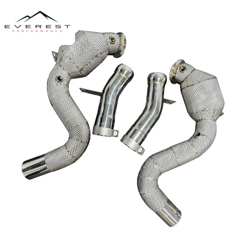 Mercedes-Benz W222 S63 4.0T 2020 4 Doors Sedan Downpipe — photo 1
