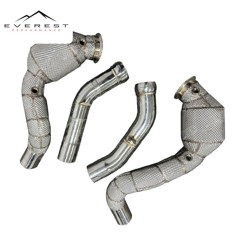Mercedes-Benz 2017 E63 W213 M177 Without OPF Euro6 Standard 200cells Downpipe — photo 1