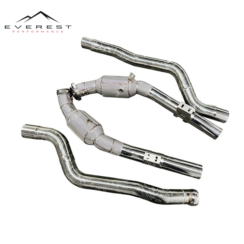 Mercedes-Benz 2012-2017 M157 5.5 V8 W212 E63 AMG, CLS63 AMG Downpipe — photo 1