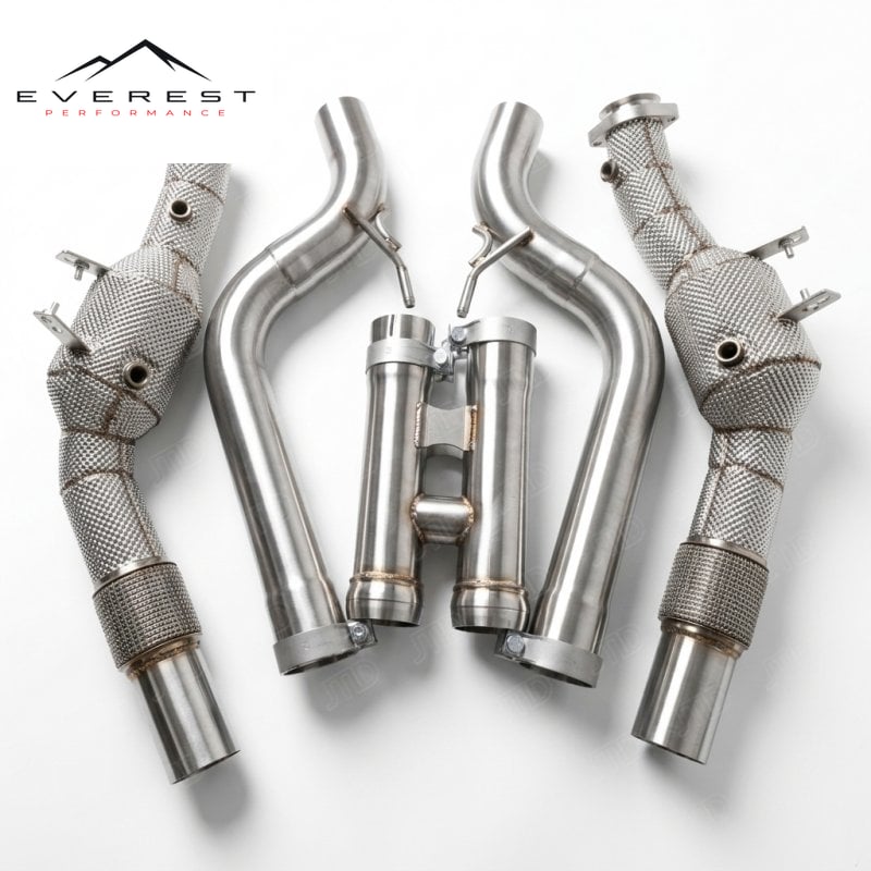 Mercedes-Benz W222 S63S 5.5L Downpipe — photo 1