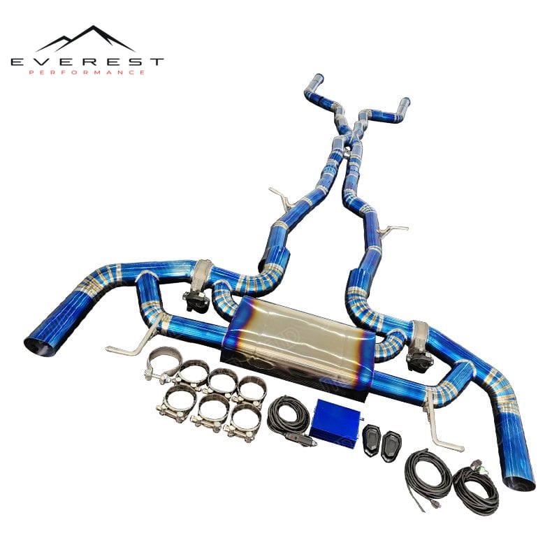 Mercedes-Benz 2016-2019 GLC 63 AMG W253 2018 glc63 s AMG 4.0 M177 W253 Valved Exhaust System — photo 1